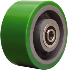 Hamilton - 6 Inch Diameter x 3 Inch Wide, Polyurethane on Cast Iron Caster Wheel - 2,200 Lb. Capacity, 3-1/2 Inch Hub Length, 1 Inch Axle Diameter, Sealed Precision Ball Bearing - Americas Industrial Supply