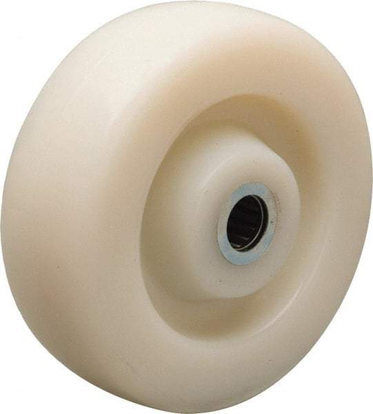 Hamilton - 6 Inch Diameter x 2 Inch Wide, Nylon Caster Wheel - 1,000 Lb. Capacity, 2-3/16 Inch Hub Length, 3/4 Inch Axle Diameter, Straight Roller Bearing - Americas Industrial Supply