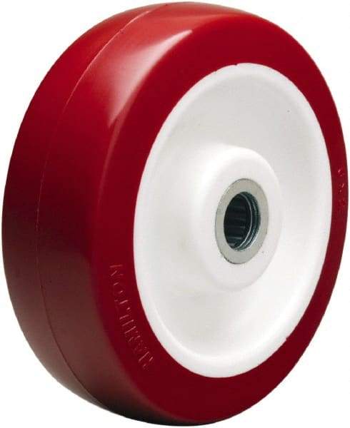 Hamilton - 6 Inch Diameter x 2 Inch Wide, Polyurethane on Polypropylene Caster Wheel - 1,100 Lb. Capacity, 2-3/16 Inch Hub Length, 3/4 Inch Axle Diameter, Straight Roller Bearing - Americas Industrial Supply