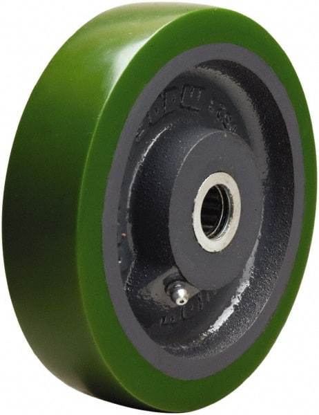 Hamilton - 6 Inch Diameter x 1-1/2 Inch Wide, Polyurethane on Cast Iron Caster Wheel - 850 Lb. Capacity, 1-3/4 Inch Hub Length, 3/4 Inch Axle Diameter, Tapered Roller Bearing - Americas Industrial Supply