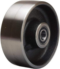 Hamilton - 5 Inch Diameter x 2 Inch Wide, Forged Steel Caster Wheel - 2,000 Lb. Capacity, 2-1/4 Inch Hub Length, 1/2 Inch Axle Diameter, Precision Ball Bearing - Americas Industrial Supply