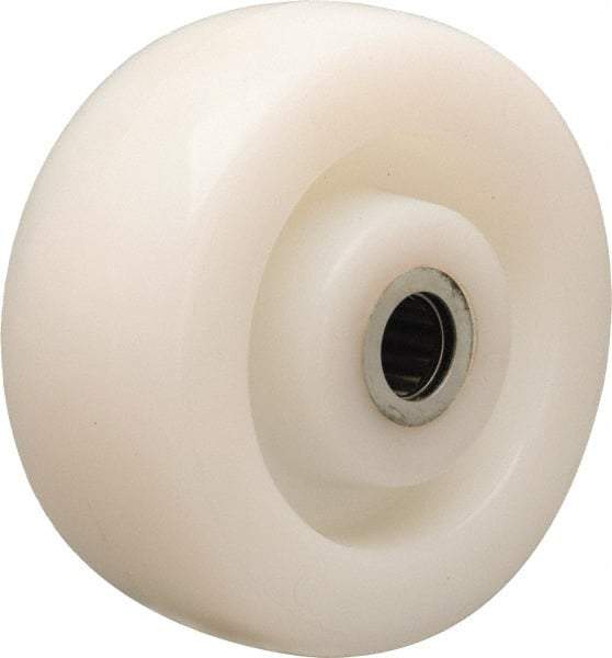 Hamilton - 5 Inch Diameter x 2 Inch Wide, Nylon Caster Wheel - 900 Lb. Capacity, 2-3/16 Inch Hub Length, 5/8 Inch Axle Diameter, Straight Roller Bearing - Americas Industrial Supply