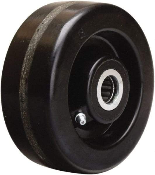 Hamilton - 5 Inch Diameter x 2 Inch Wide, Phenolic Caster Wheel - 1,000 Lb. Capacity, 2-3/16 Inch Hub Length, 1-3/16 Inch Axle Diameter, Plain Bore Bearing - Americas Industrial Supply