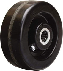 Hamilton - 5 Inch Diameter x 2 Inch Wide, Phenolic Caster Wheel - 1,000 Lb. Capacity, 2-3/16 Inch Hub Length, 1 Inch Axle Diameter, Straight Roller Bearing - Americas Industrial Supply