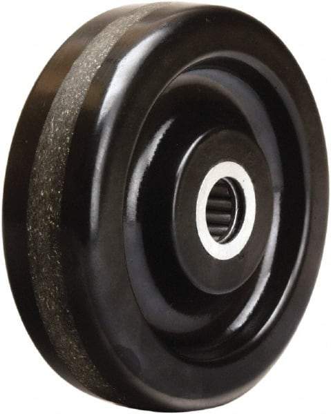 Hamilton - 5 Inch Diameter x 1-1/2 Inch Wide, Phenolic Caster Wheel - 600 Lb. Capacity, 1-5/8 Inch Hub Length, 1/2 Inch Axle Diameter, Straight Roller Bearing - Americas Industrial Supply