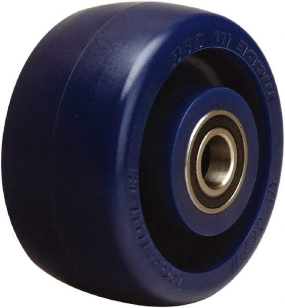 Hamilton - 4 Inch Diameter x 2 Inch Wide, Polyurethane Caster Wheel - 750 Lb. Capacity, 2-7/16 Inch Hub Length, 1/2 Inch Axle Diameter, Sealed Precision Ball Bearing - Americas Industrial Supply
