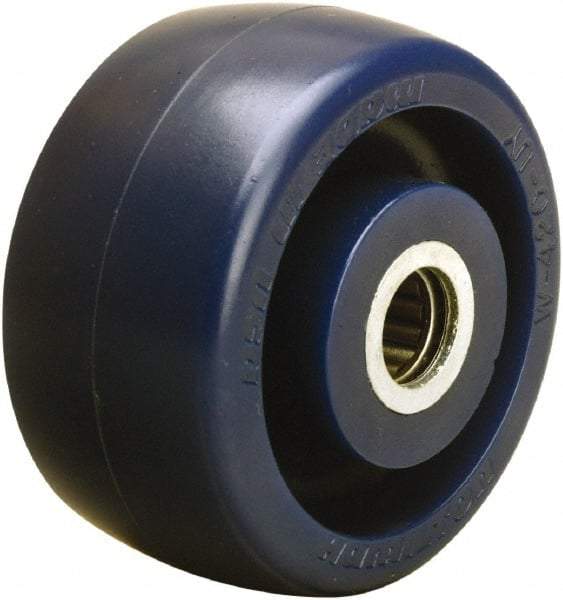 Hamilton - 4 Inch Diameter x 2 Inch Wide, Polyurethane Caster Wheel - 750 Lb. Capacity, 2-3/16 Inch Hub Length, 3/4 Inch Axle Diameter, Straight Roller Bearing - Americas Industrial Supply