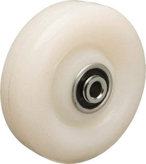 Hamilton - 4 Inch Diameter x 1-1/4 Inch Wide, Nylon Caster Wheel - 350 Lb. Capacity, 1-9/16 Inch Hub Length, 3/8 Inch Axle Diameter, Sealed Precision Ball Bearing - Americas Industrial Supply