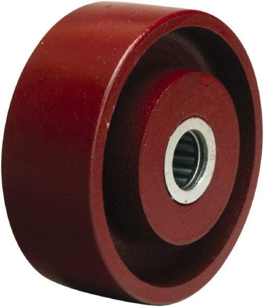 Hamilton - 4 Inch Diameter x 1-1/2 Inch Wide, Cast Iron Caster Wheel - 400 Lb. Capacity, 1-3/4 Inch Hub Length, 7/16 Inch Axle Diameter, Plain Bore Bearing - Americas Industrial Supply