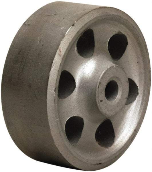 Hamilton - 2-3/4 Inch Diameter x 1-1/2 Inch Wide, Cast Iron Caster Wheel - 250 Lb. Capacity, 1-5/8 Inch Hub Length, 1/2 Inch Axle Diameter, Straight Roller Bearing - Americas Industrial Supply