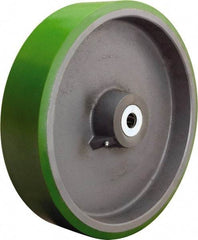 Hamilton - 16 Inch Diameter x 5 Inch Wide, Polyurethane on Cast Iron Caster Wheel - 7,700 Lb. Capacity, 5-1/4 Inch Hub Length, 1-1/4 Inch Axle Diameter, Tapered Roller Bearing - Americas Industrial Supply