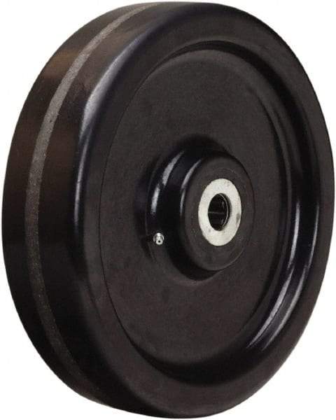 Hamilton - 12 Inch Diameter x 2-1/2 Inch Wide, Phenolic Caster Wheel - 3,000 Lb. Capacity, 3-1/4 Inch Hub Length, 1-15/16 Inch Axle Diameter, Plain Bore Bearing - Americas Industrial Supply