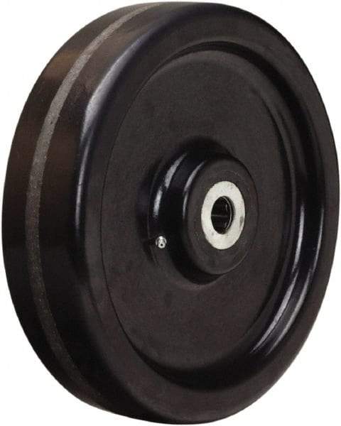 Hamilton - 16 Inch Diameter x 3 Inch Wide, Phenolic Caster Wheel - 4,000 Lb. Capacity, 4-1/4 Inch Hub Length, 2-7/16 Inch Axle Diameter, Plain Bore Bearing - Americas Industrial Supply