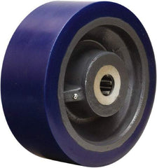 Hamilton - 10 Inch Diameter x 4 Inch Wide, Polyurethane on Forged Steel Caster Wheel - 5,000 Lb. Capacity, 4-1/4 Inch Hub Length, 1-1/4 Inch Axle Diameter, Straight Roller Bearing - Americas Industrial Supply