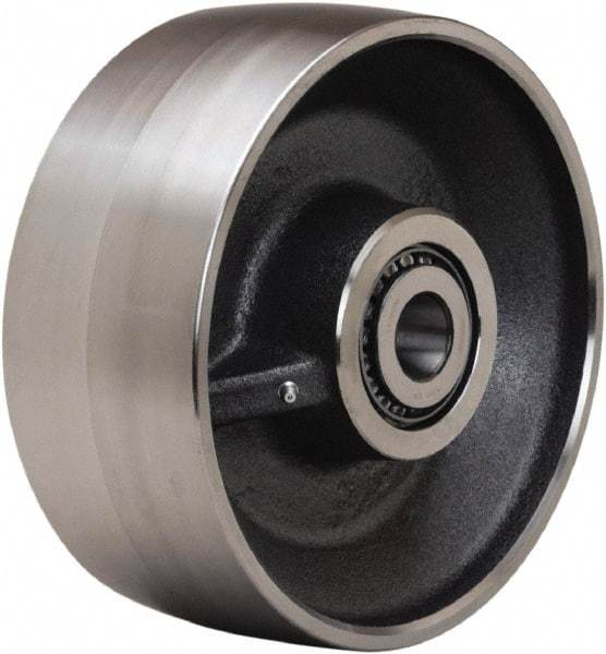 Hamilton - 10 Inch Diameter x 4 Inch Wide, Forged Steel Caster Wheel - 18,000 Lb. Capacity, 4-1/4 Inch Hub Length, 1-1/2 Inch Axle Diameter, Tapered Roller Bearing - Americas Industrial Supply