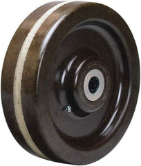 Hamilton - 12 Inch Diameter x 3 Inch Wide, Phenolic Caster Wheel - 3,500 Lb. Capacity, 3-1/4 Inch Hub Length, 3/4 Inch Axle Diameter, Tapered Roller Bearing - Americas Industrial Supply