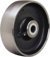 Hamilton - 10 Inch Diameter x 3 Inch Wide, Forged Steel Caster Wheel - 5,500 Lb. Capacity, 3-1/4 Inch Hub Length, 1 Inch Axle Diameter, Straight Roller Bearing - Americas Industrial Supply
