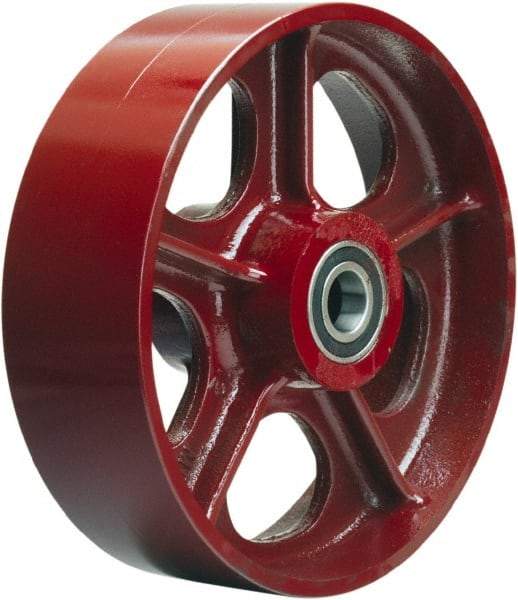Hamilton - 10 Inch Diameter x 2-1/2 Inch Wide, Cast Iron Caster Wheel - 2,500 Lb. Capacity, 3-1/4 Inch Hub Length, 3/4 Inch Axle Diameter, Precision Ball Bearing - Americas Industrial Supply