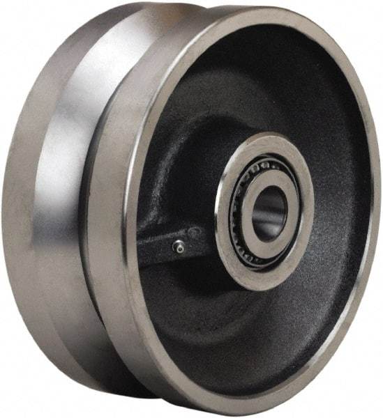 Hamilton - 10 Inch Diameter x 4 Inch Wide, Forged Steel Caster Wheel - 16,000 Lb. Capacity, 4-1/4 Inch Hub Length, 1-1/4 Inch Axle Diameter, Tapered Roller Bearing - Americas Industrial Supply