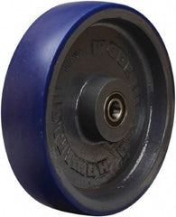 Hamilton - 12 Inch Diameter x 3 Inch Wide, Polyurethane on Cast Iron Caster Wheel - 3,800 Lb. Capacity, 3-1/2 Inch Hub Length, 1 Inch Axle Diameter, Tapered Roller Bearing - Americas Industrial Supply