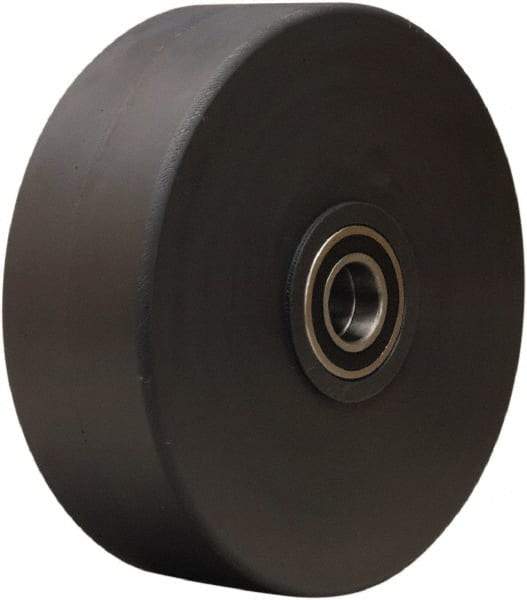 Hamilton - 12 Inch Diameter x 4 Inch Wide, Nylon Caster Wheel - 10,000 Lb. Capacity, 4-1/4 Inch Hub Length, 1-1/4 Inch Axle Diameter, Precision Ball Bearing - Americas Industrial Supply