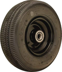 Hamilton - 12 Inch Diameter x 4-1/8 Inch Wide, Rubber Caster Wheel - 625 Lb. Capacity, 4-3/8 Inch Hub Length, 1 Inch Axle Diameter, Tapered Roller Bearing - Americas Industrial Supply