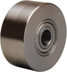 Hamilton - 3 Inch Diameter x 1-3/8 Inch Wide, Stainless Steel Caster Wheel - 450 Lb. Capacity, 1-5/8 Inch Hub Length, 1/2 Inch Axle Diameter, Stainless Steel Precision Ball Bearing - Americas Industrial Supply