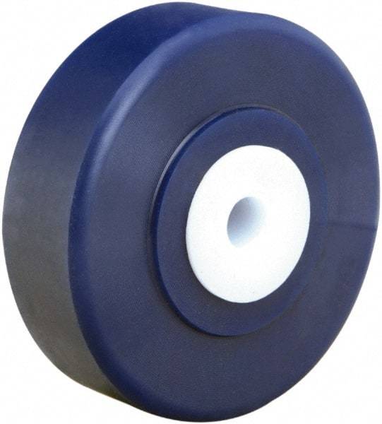 Hamilton - 4 Inch Diameter x 1-1/4 Inch Wide, Polyurethane Caster Wheel - 500 Lb. Capacity, 1-3/8 Inch Hub Length, 3/4 Inch Axle Diameter, Straight Roller Bearing - Americas Industrial Supply