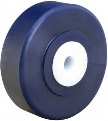 Hamilton - 4 Inch Diameter x 1-1/4 Inch Wide, Polyurethane Caster Wheel - 500 Lb. Capacity, 1-3/8 Inch Hub Length, 5/8 Inch Axle Diameter, Straight Roller Bearing - Americas Industrial Supply