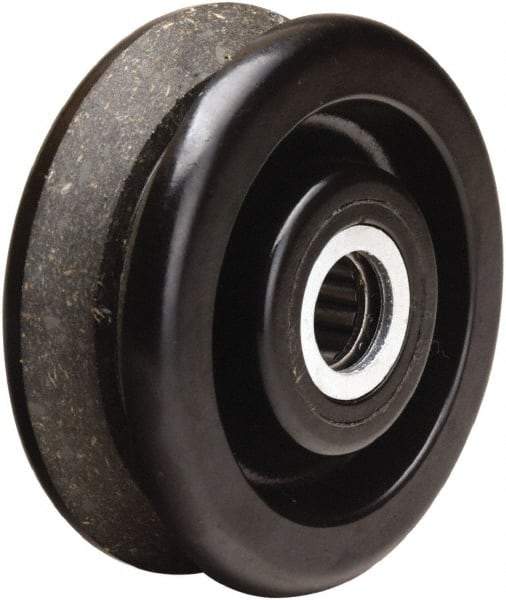 Hamilton - 4 Inch Diameter x 1-1/2 Inch Wide, Phenolic Caster Wheel - 380 Lb. Capacity, 1-5/8 Inch Hub Length, 3/4 Inch Axle Diameter, Straight Roller Bearing - Americas Industrial Supply