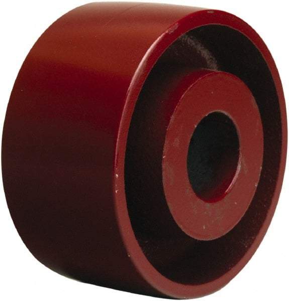 Hamilton - 4-1/4 Inch Diameter x 2-1/2 Inch Wide, Cast Iron Caster Wheel - 1,200 Lb. Capacity, 3-1/4 Inch Hub Length, 1-15/16 Inch Axle Diameter, Plain Bore Bearing - Americas Industrial Supply