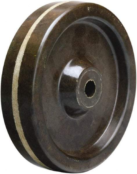 Hamilton - 5 Inch Diameter x 1-1/4 Inch Wide, Phenolic Caster Wheel - 300 Lb. Capacity, 1-3/8 Inch Hub Length, 5/8 Inch Axle Diameter, Straight Roller Bearing - Americas Industrial Supply
