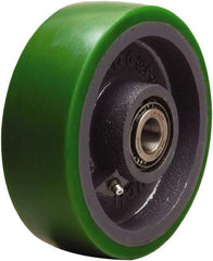 Hamilton - 6 Inch Diameter x 2 Inch Wide, Polyurethane on Cast Iron Caster Wheel - 1,200 Lb. Capacity, 2-1/4 Inch Hub Length, 3/4 Inch Axle Diameter, Tapered Roller Bearing - Americas Industrial Supply