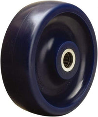 Hamilton - 6 Inch Diameter x 2 Inch Wide, Polyurethane Caster Wheel - 1,100 Lb. Capacity, 2-3/16 Inch Hub Length, 5/8 Inch Axle Diameter, Straight Roller Bearing - Americas Industrial Supply