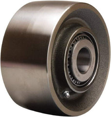 Hamilton - 6 Inch Diameter x 3 Inch Wide, Forged Steel Caster Wheel - 12,000 Lb. Capacity, 3-1/4 Inch Hub Length, 2-3/16 Inch Axle Diameter, Plain Bore Bearing - Americas Industrial Supply