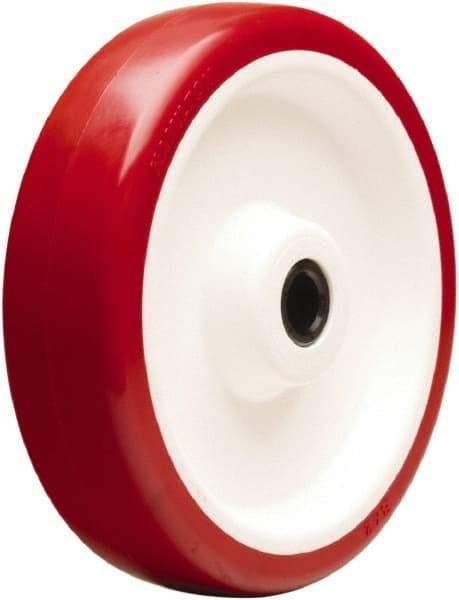 Hamilton - 8 Inch Diameter x 2 Inch Wide, Polyurethane on Polypropylene Caster Wheel - 1,000 Lb. Capacity, 2-3/16 Inch Hub Length, 3/4 Inch Axle Diameter, Delrin Bearing - Americas Industrial Supply