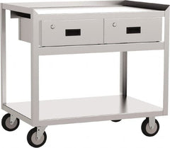 Jamco - 36" Wide x 35" High x 24" Deep, Mobile Work Stand - 1,200 Lb Capacity, 18" Shelf Clearance - Americas Industrial Supply