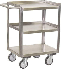 Jamco - 24" Wide x 35" High x 18" Deep, Mobile Work Stand - 1,200 Lb Capacity, 11" Shelf Clearance - Americas Industrial Supply