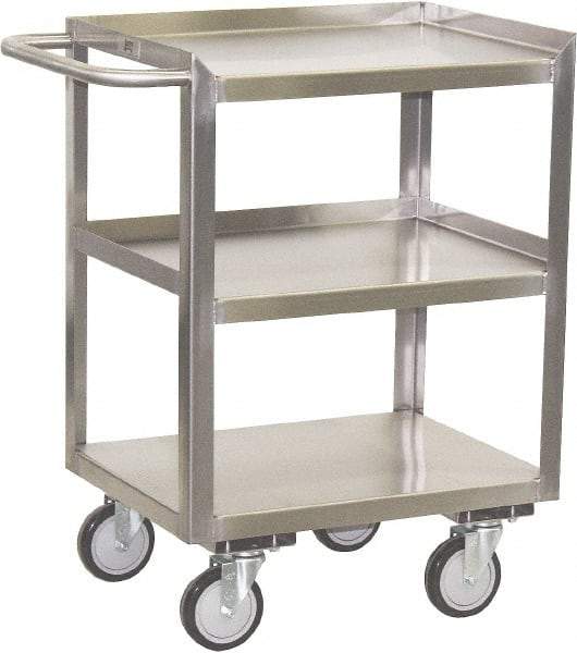 Jamco - 24" Wide x 35" High x 18" Deep, Mobile Work Stand - 1,200 Lb Capacity, 11" Shelf Clearance - Americas Industrial Supply