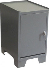 Jamco - 2 Shelf Locking Storage Cabinet - Steel, 24" Wide x 18" Deep x 33" High, Gray - Americas Industrial Supply