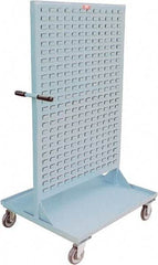 Jamco - Louvered Panel Cart - 36 Inch Overall Width x 30 Inch Overall Depth x 64 Inch Overall Height - Americas Industrial Supply