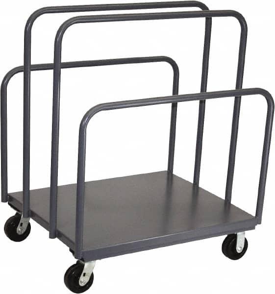 Jamco - 2,000 Lb Capacity Sheet & Panel Truck - Steel Deck, 48" OAW, 9" Platform Height - Americas Industrial Supply