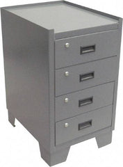 Jamco - Locking Storage Cabinet - Steel, 24" Wide x 18" Deep x 33" High, Gray - Americas Industrial Supply