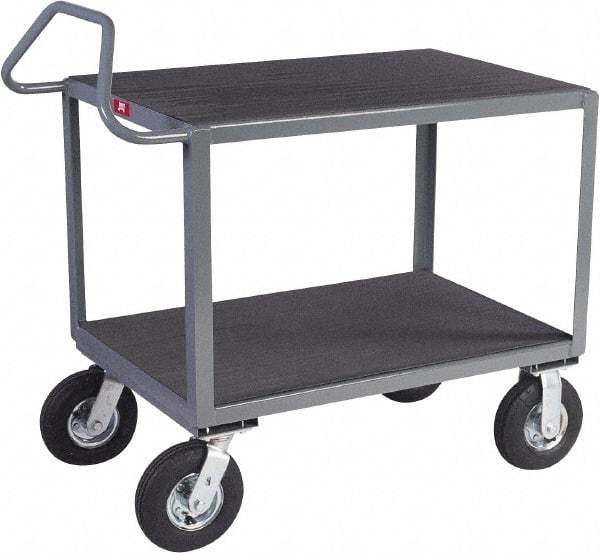 Jamco - 1,200 Lb Capacity, 48" Wide x 30" Long x 30" High Instrument Cart - 2 Shelf, Steel, 2 Rigid/2 Swivel Casters - Americas Industrial Supply