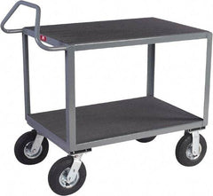 Jamco - 1,200 Lb Capacity, 48" Wide x 24" Long x 30" High Instrument Cart - 2 Shelf, Steel, 2 Rigid/2 Swivel Casters - Americas Industrial Supply