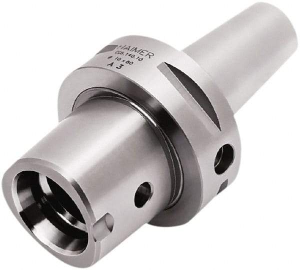 HAIMER - 3mm Hole Diam, C6 Taper Shank Shrink Fit Tool Holder & Adapter - 3" Projection, 10mm Nose Diam, 9mm Clamping Depth, 25,000 RPM - Exact Industrial Supply