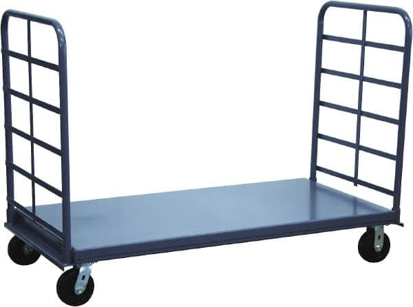 Jamco - 2,000 Lb Capacity Platform Truck - Steel Deck, 60" OAW, 10" Platform Height, Phenolic Casters - Americas Industrial Supply