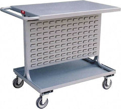 Jamco - Louvered Panel Cart - 36 Inch Overall Width x 24 Inch Overall Depth x 35 Inch Overall Height - Americas Industrial Supply