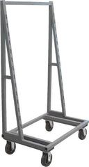 Jamco - 2,000 Lb Capacity, 1-Sided A-Frame Truck - 38" Long x 24" Wide x 67" High, 6" Diam Phenolic Wheels - Americas Industrial Supply