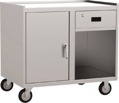 Jamco - 36" Wide x 34" High x 24" Deep, Mobile Closed Cabinet - 1,200 Lb Capacity, 18" Shelf Clearance - Americas Industrial Supply